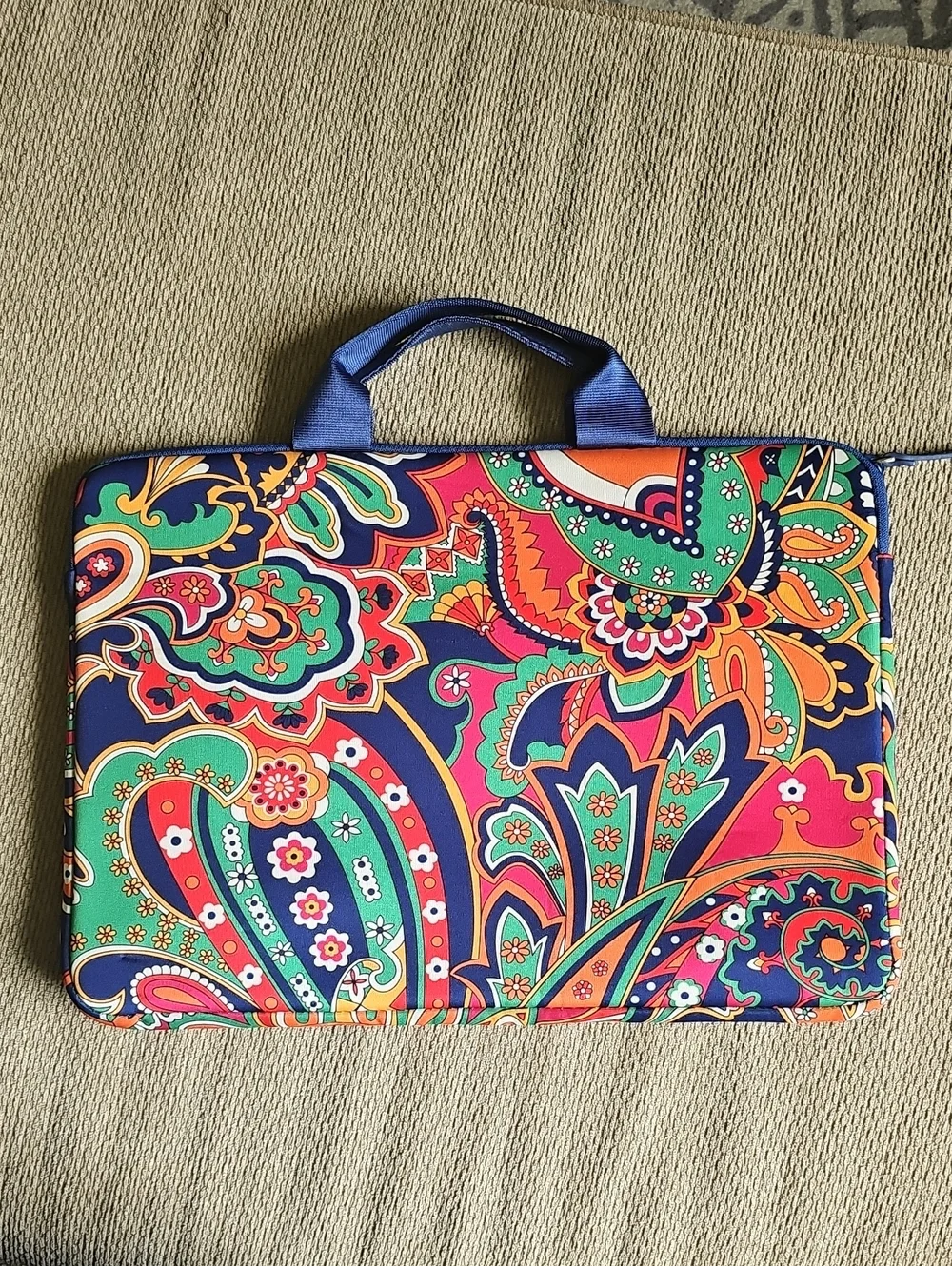 Vera Bradley Laptop Case Venetian Paisley Durable Fabric 11